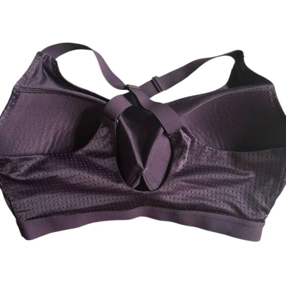 Victoria Sport by Victoria Secrets Lightweight Mesh Sports Bra Purple Size 34DD - Picture 2 of 6